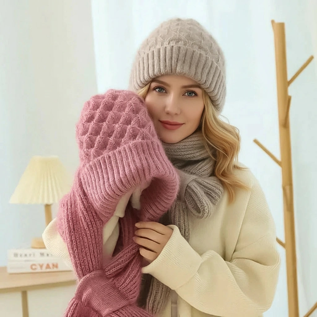 Aurelia | Set de Gorro Invernal Premium con Doble Calidez