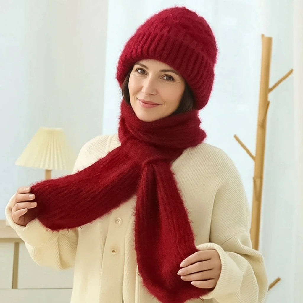 Aurelia | Set de Gorro Invernal Premium con Doble Calidez